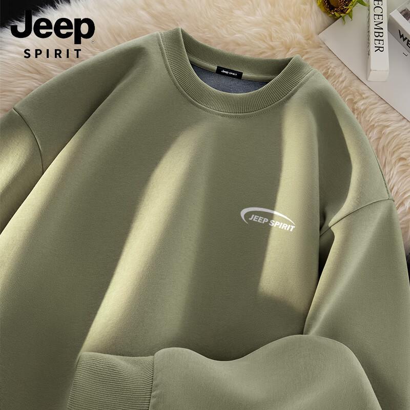 

JEEP SPIRIT Men s Fleece Pullover Sweatshirt 3XL