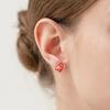 Stratum Flower Earrings [2colors]