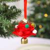 Miniature Christmas Tree Decoration Handmade Tiny Felted Holiday Tree Ornament For Mantels Bedroom Vehicle Interiors