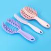 Plastic Hairdressing Comb 2 in  1 Openwork Comb High Quality Massage Comb  Wash Hair