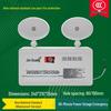 LED Dual Head Fire Emergency Light with Safety Exit Sign