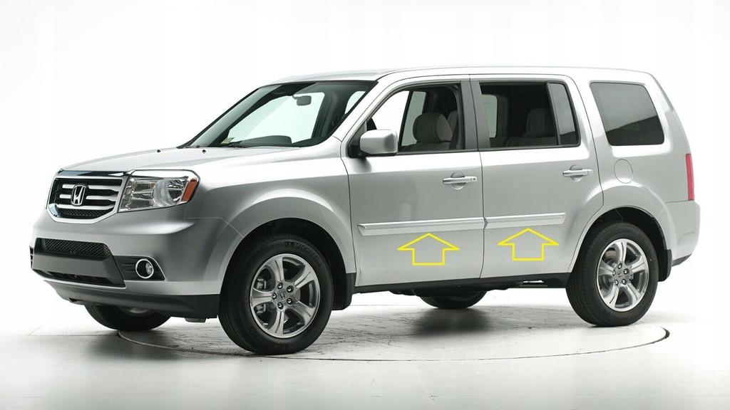 Honda Pilot 2003-2014 - Chromové boční lišty dveří chromované ochranné