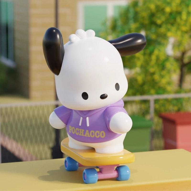 Adorable Sanrio Pachi Dog Go Anywhere Series Blind Box Pvc Figure For Collectors