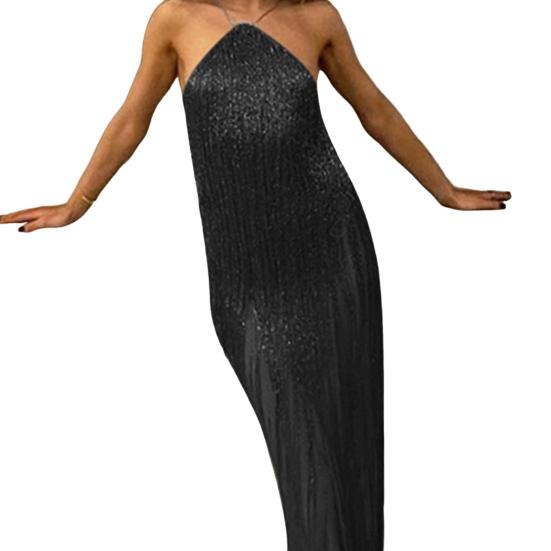 Charming Bodycon Dress Sleeveless Stretchy High-Waist