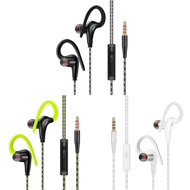 Wired Sports Earphones With Microphone For Running And Workout Enthusiasts