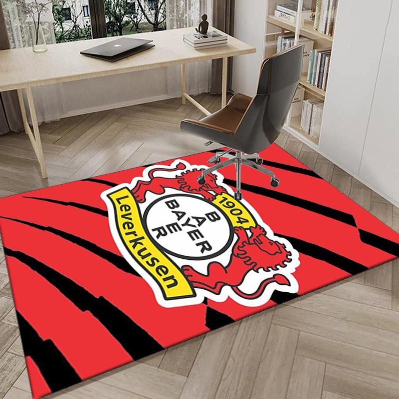 Football Club Emblem lion Carpet, Chair Rug,Rug for Office Bedroom living rooms, Doormat decor Fan Gift Christmas Gift