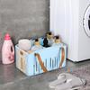 Foldable Bath Basket Portable Shower Organizer With Drainage Holes For Travel Camping Home Collapsible Storage Box