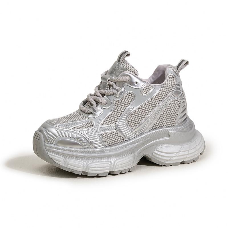 Daddy Shoes Women's 2025 Autumn Korean Version Versatile New Casual Sneakers Lightweight Thick-soled Inner Heightening Shoes Women's Shoes