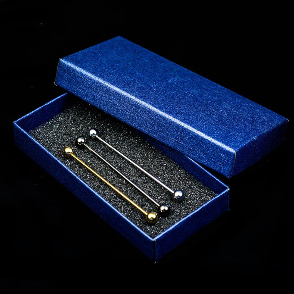3pcs Simple Metal Tie Pin Luxury Metal Ball Collar Button Necktie Bar Clasp Fashion Jewelry Men Necktie Buckle Men Accessories