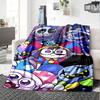 Digital Circus Blanket Comfortable Great for Picnics Seaside Office Chair Four Seasons Multipurpose Modern Gift for Travel Home Birthdays