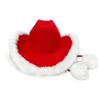 Christmas Western Styles Fringed Cowboy Hats Fashion Cosplay Accessory For Outdoor Event And Costume Parties