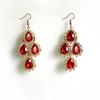 Pair of Drop Earrings in Vibrant Color Dangle Styles Alloy for Sensitive Skin