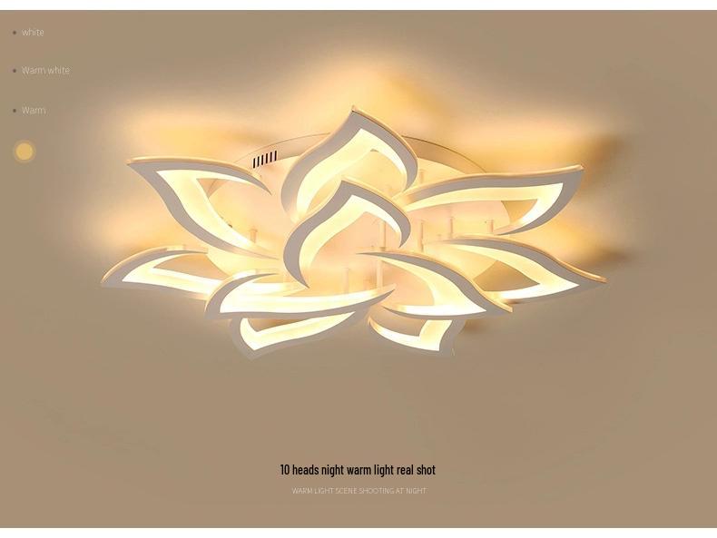 Modern Minimalist Dimmable LED Ceiling Light for Living Room, Bedroom, or Hall