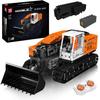Mold King 17054 Bloc tehnic de construcție a mașinii APP&RC Încărcător motorizat Gopher Model Asamblare Camion Cărămidă Cadou de Crăciun pentru copii