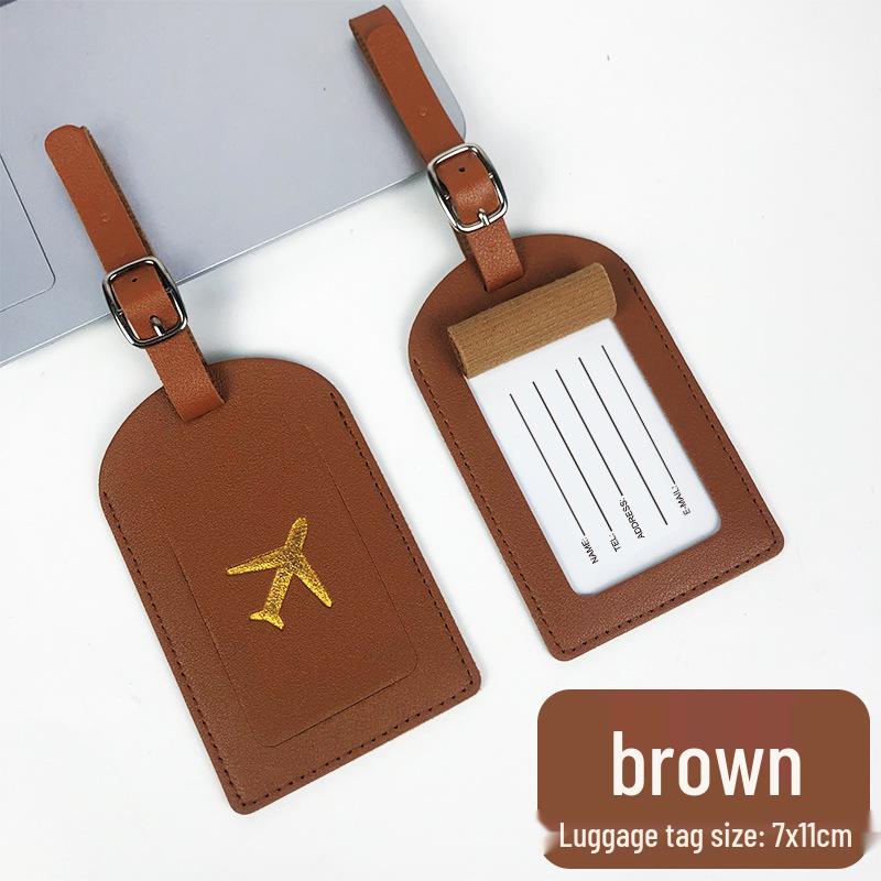 PU Leather Passport and Luggage Tag Set