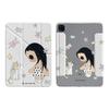Cute Cat Star Folding Case With Pencil Holder IPad Mini 7/6 Air 8 Pro