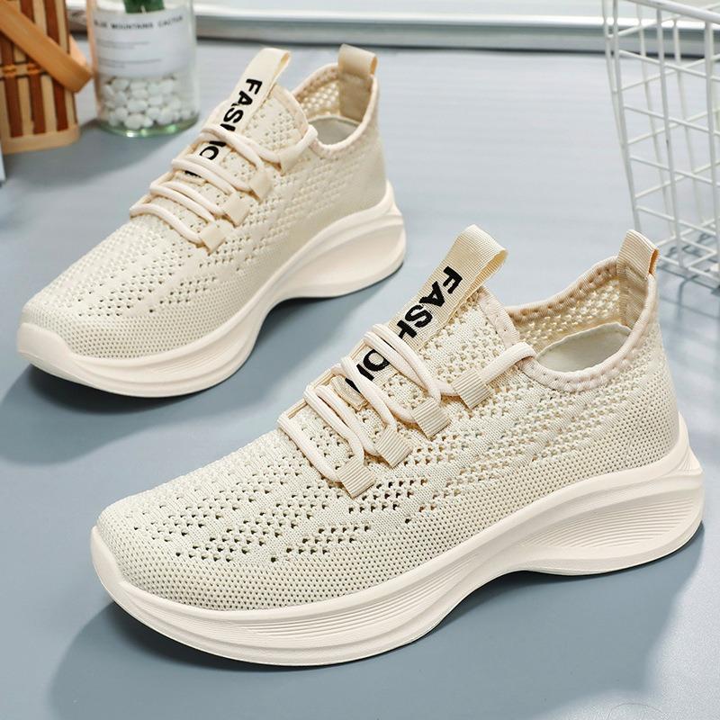 Scarpe Singole Scarpe Tessute Volanti Scarpe da Corsa Traspiranti con Suola Morbida Scarpe Casual e Scarpe Sportive