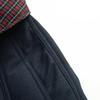 Ethnic Style Retro Plaid Harrington Collar Cotton Jacket for Autumn and Winter