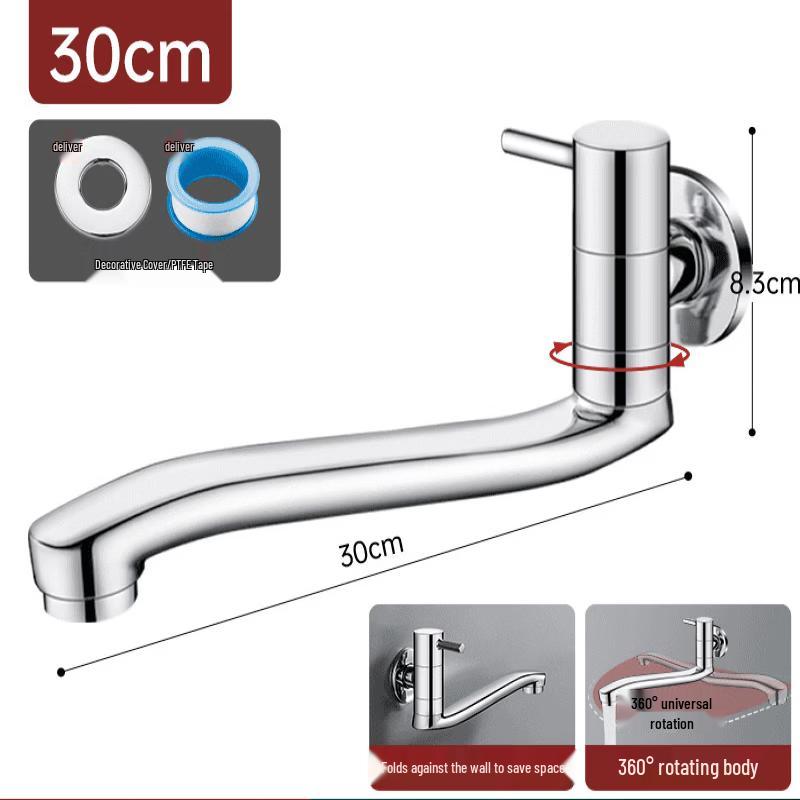 

TLXT Wall-Mounted Washing Machine & Balcony Faucet