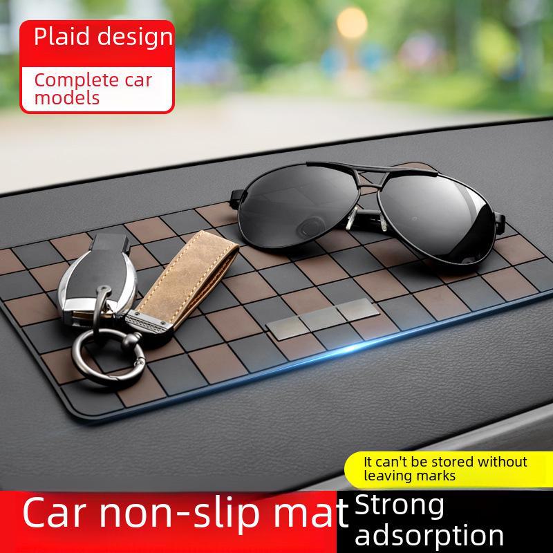 Car Anti-Slip Mat and Mobile Phone Holder - Heat Resistant and Sun Protection for Center Console