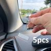 5pcs Car Styling Parking Ticket Clip Auto Fastener Card Bill Holder Organizer Windshield Stickers