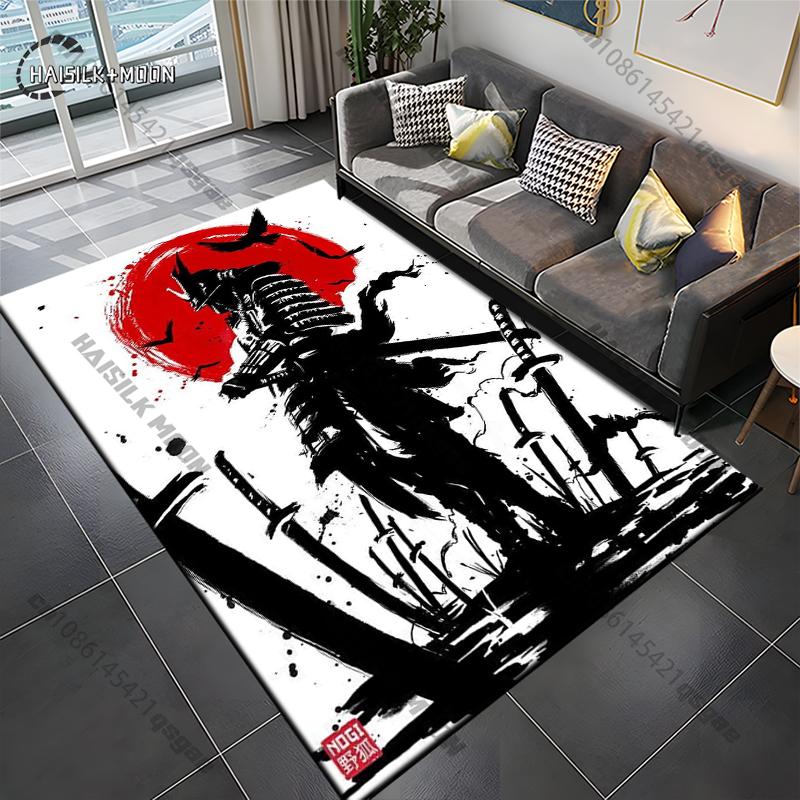 Samurai Spirits Teppe Yoga Stue Romdekor Barnas Krypematte Dørmatte Stue Områdeteppe Spill Vaskerom Gulvmatte