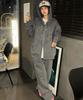 WACKY WILLY Pigment Vintage Sweatpants Charcoal