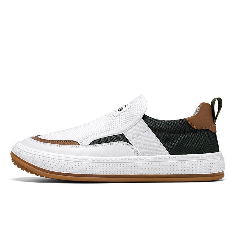 2024 New Men Casual Shoes Summer Breathable Mesh Sneakers   All-match Sports Shoes Loafers Slip-on Flat Male Driving Shoes