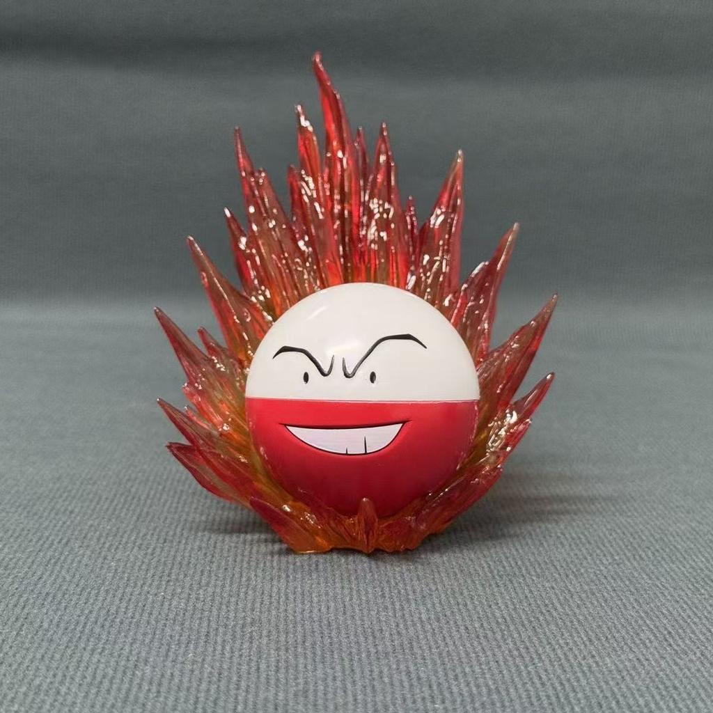 In stock New Pokemon Anime Figures Electrode Voltorb PVC Statue Model Room Desktop Decoration Collection Boy Toys Birthday Gifts