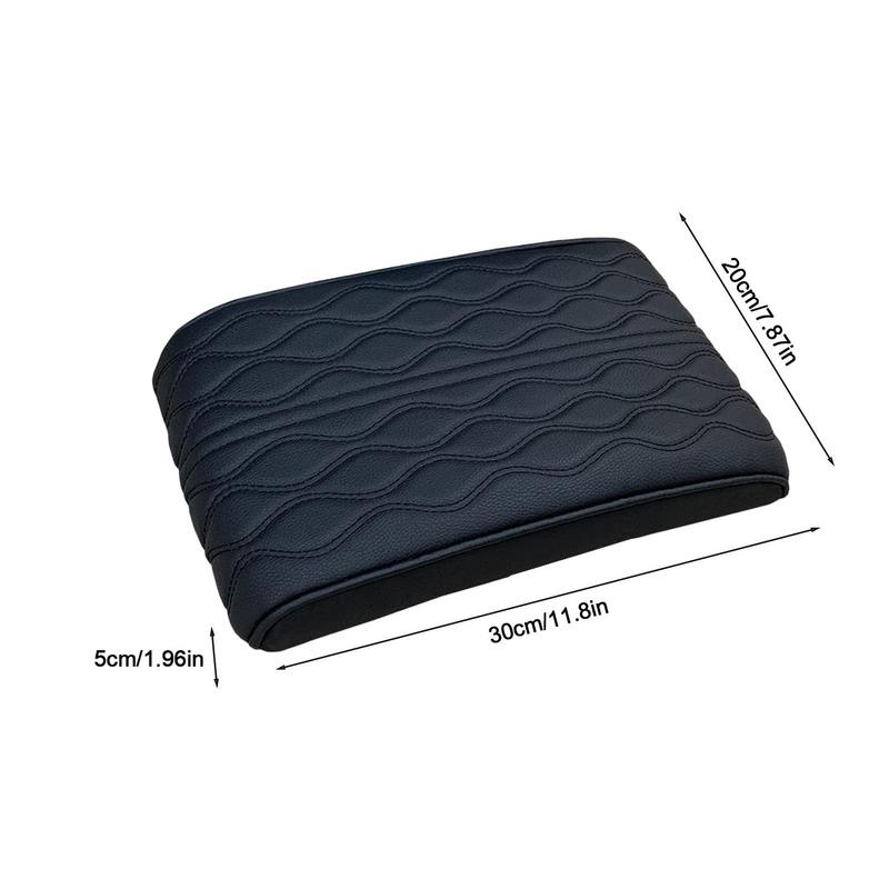 Car Center Console Cushion Pad Arm Rest Covering Car Soft Memory Foam Pu Leather Comfortable Water Resistant Car Interior