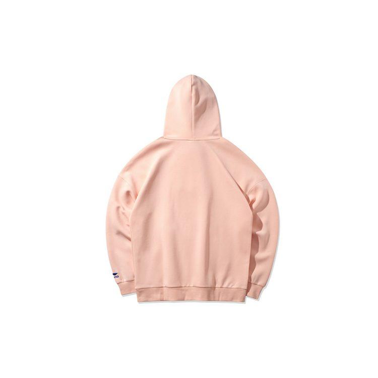 Li Ning Sweatshirts Men's Orange Pink Hooded Moderate Regular AWDQ351-3