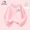 Hello Kitty Girls' Fleece Sweatshirt Red 2025 New Stylish Big Kids Children's Zodiac Year Top Trendy