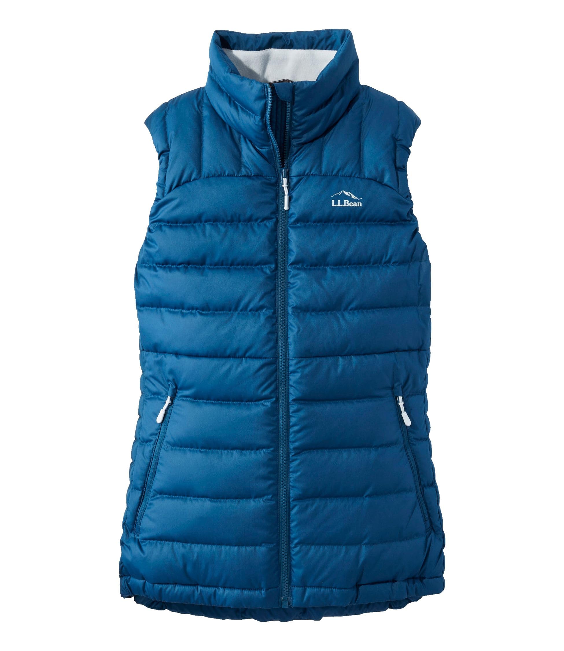 

LL Bean Beans Down US Size Dark Marine 1000169021 Women s Vest, Fit, Petite, L, Blue,
