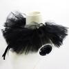 Girls Jabot Collar Detachable Ruffled Collar Victorian Fake Collar Exotic Cosplay Fake Neck Choker Performances Collar