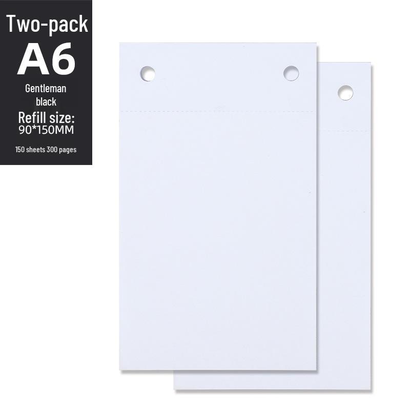 Compact Tear-Off Pocket Notepad - 6 Small Replacement Pads, 48 Pages Each