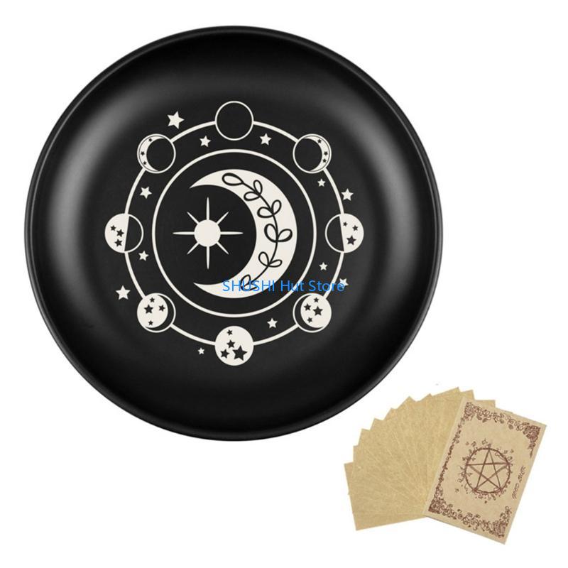 Modern Black Pattern 14cm Steel Stand for Home Iron Plate D57B