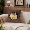 Cute Bearisbug Cushion Cover Cushion Cover Set 4Pcs 50X50 45X45 40X40 Pillowcase Decorative Sofa Home Decor