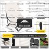 Portable Dual-use Folding Lounge Chair: Camping, Fishing, Beach, Home Nap Bed