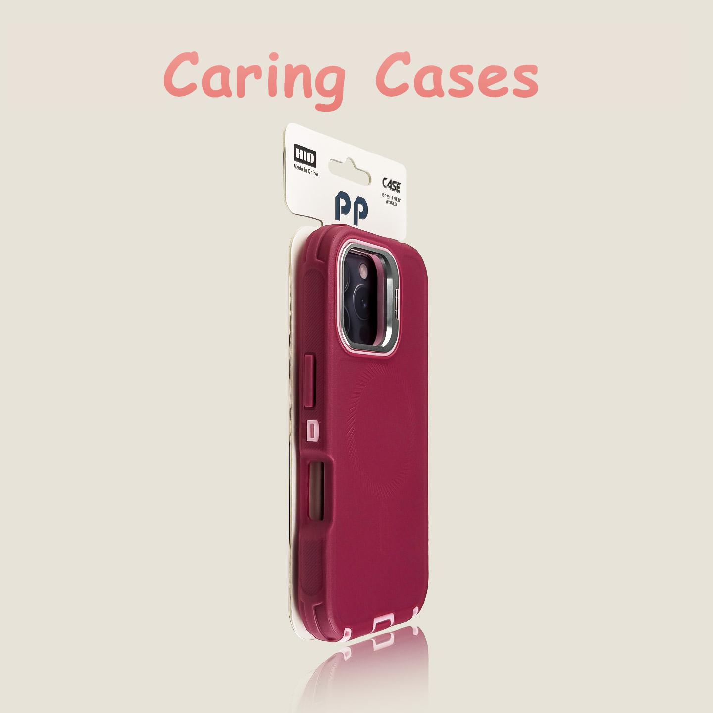 For iPhone 16 Pro Max Case Plum Magnetic Thick Bumper Lens Stand Premium Cover Compatible with iPhone 15 14 13 iPhone 15 Pro Max