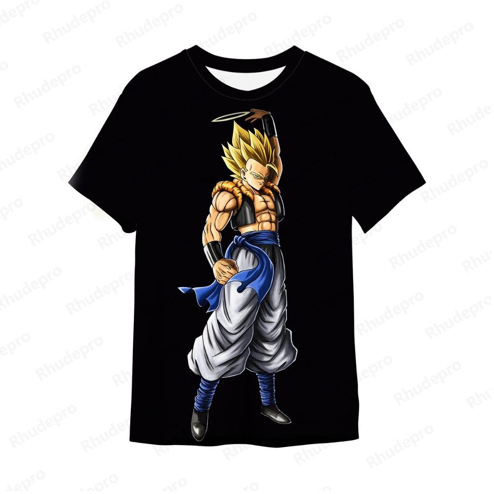 Tricou Bărbați Bărbați Copii Topuri Dragon Ball Cămăși Noi Modă Vară Hip Hop Îmbrăcăminte Streetwear Goku Mânecă Scurtă Y2k