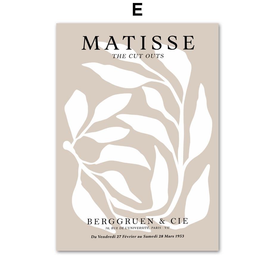 

Абстрактный Матисс Танец Растения Листья Линии Постеры и Принты Холст Живопись Скандинавское Настенное Искусство Картины для Декора Гостиной 40X50cm No Frame