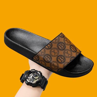 Fashion Slippers for Men To Wear Outside In Summer Men's Non-slip and Anti-odor Comfortable Soft Flip-flops Outdoor Trendy Sandals