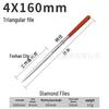 Diamond Grit Shaping Files Set: Electroplated Flat & Round Files for Woodworking