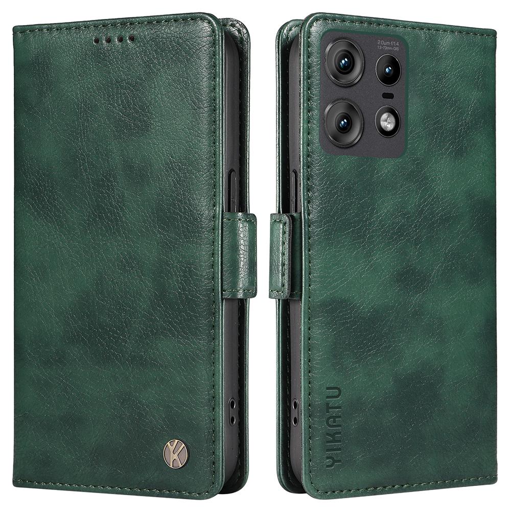 YIKATU YK-007 For Motorola Edge 50 Pro 5G Case Litchi Texture Phone Leather Cover