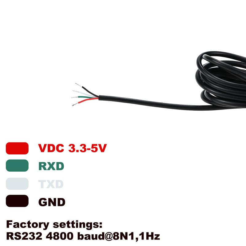 

Quescan 3.3V-5V NMEA 0183 RS232 GPS Antenna Receiver NMEA0183 GPS for Marine Electronics,baud rate is 4800,1-10Hz