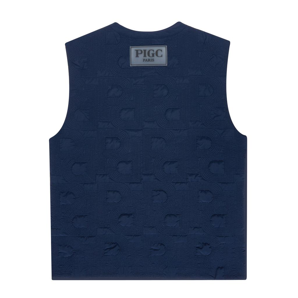 Pigc Men'S Logo Quilted Padded Vest (Sm0Dwv10149)