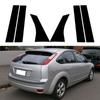 6st Bilsidofönster Dörrpelare klistermärken för Ford Focus Sedan/Hatchback 2005 2006 2007 2008 2009 2010 2011-2014 Bildekal