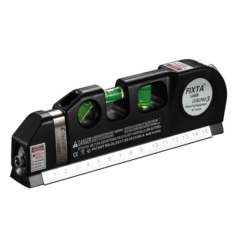 1pc Laser Level, Marking Tool, Multi-purpose Laser Level Kit, Standard Crosshair, Laser Level Beam Tool, with Metric and Imperial Tape Measure