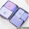 Spot Travel Six-Piece Set: Large Capacity Clothes Storage & Portable Toiletry Cosmetic Bags