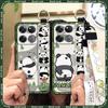 Cute Shockproof Phone Case For OnePlus/1+Ace 5G Racing Edition Cartoon Panda Protective Back Cover Kickstand Anti-knock